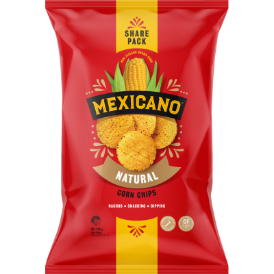Mexicano Natural Corn Chips 300g