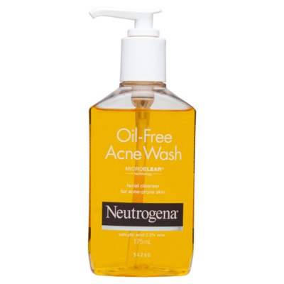 Neutrogena Facial Cleanser Oil-Free Acne Wash 175ml
