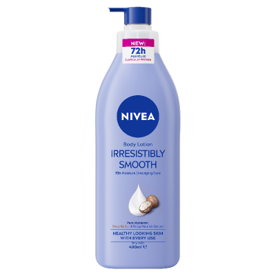 Nivea Irresistibly Smooth 72hr Moisture Body Lotion 400ml