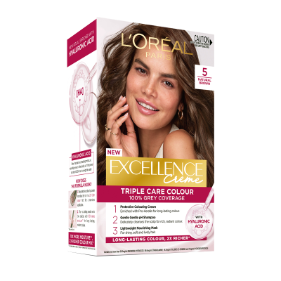 L'Oreal Paris Excellence Creme 5 Brown Hair Colour 1pk