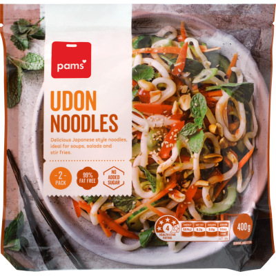 Pams Udon Noodles Twin Pack 400g
