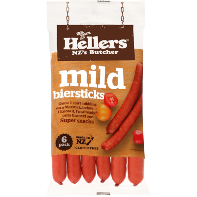 Hellers Mild Biersticks 168g