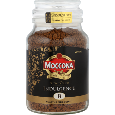 Moccona Indulgence Specialty Blend Instant Coffee Jar 200g