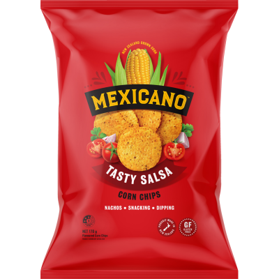 Mexicano Tasty Salsa Corn Chips 170g