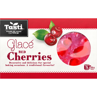 Tasti Glace Red Cherries 150g