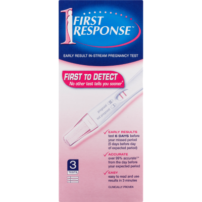 First Response Pregnancy Tests 3ea