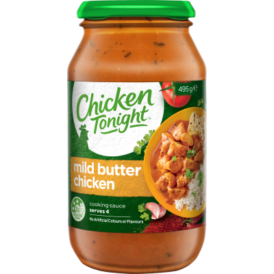 Chicken Tonight Mild Butter Chicken Cooking Sauce 495g