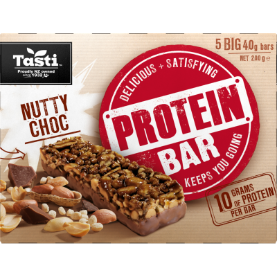 Tasti Nutty Choc Protein Bars 200g