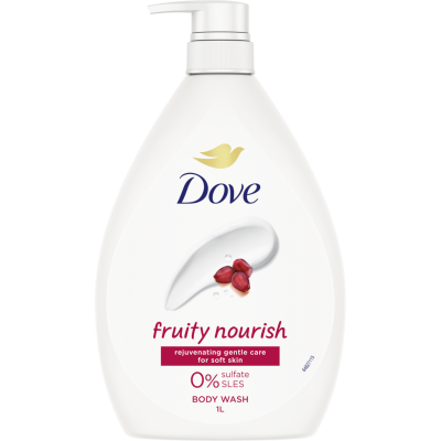 Dove Fruity Nourish Body Wash 1l