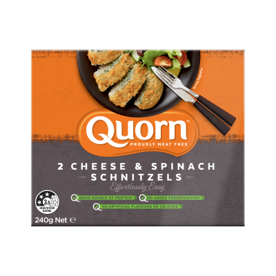 Quorn Schnitzel Chicken & Cheese Vegetarian Frozen Meal 240g