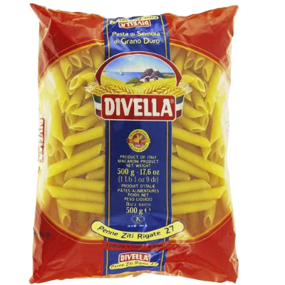 Divella Penne Zite Rigate Pasta 500g