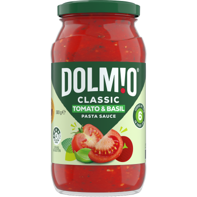 Dolmio Classic Tomato & Basil Pasta Sauce Jar 500g