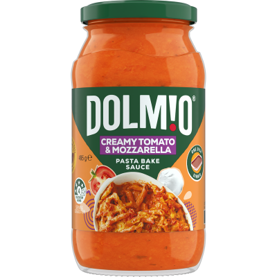 Dolmio Creamy Tomato & Mozzarella Pasta Bake Sauce Jar 495g