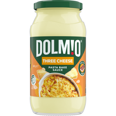 Dolmio Three Cheese Pasta Bake Sauce Jar 490g