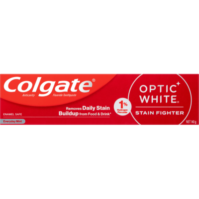 Colgate Optic White Stain Fighter Sparkling White Toothpaste 140g