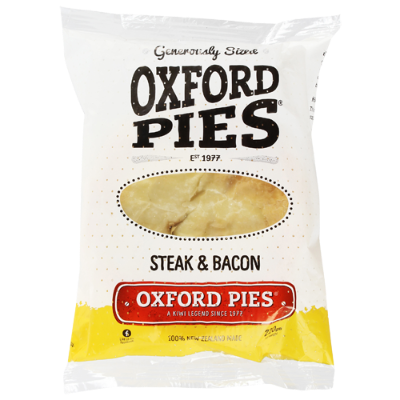 Oxford Pies Steak & Bacon Pie 220g