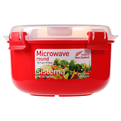 Sistema Round Microwave Bowl 915ml 1pk