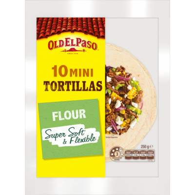 Old El Paso Flour Super Soft & Flexible Mini Tortillas 10pk