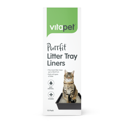 VitaPet Purrfit Litter Tray Liners 15pk