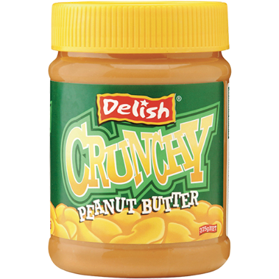 Delish Crunchy Peanut Butter 375g