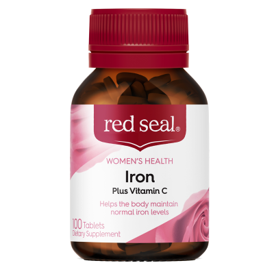 Red Seal Iron Plus Vitamin C Tablets 100pk