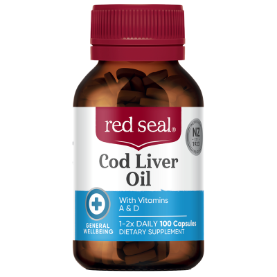 Red Seal Cod Liver Oil Capsules 100pk