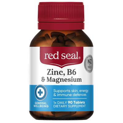 Red Seal Zinc B6 & Magnesium Tablets 90pk