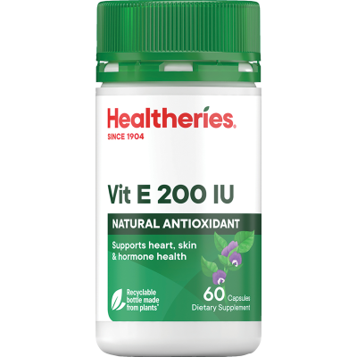 Healtheries Vit E 200 IU Capsules 60pk