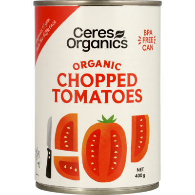 Ceres Organics Organic Chopped Tomatoes 400g