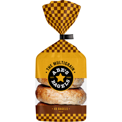 Abe's The Multigrain Bagels 4pk