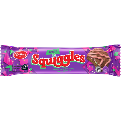 Griffin's Squiggles Candy Chocolate Biscuits 215g