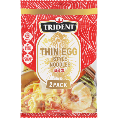 Trident Thin Egg Style Noodles 400g