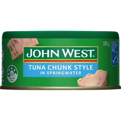 John West Chunk Style Tuna In Springwater 185g