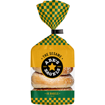 Abe's The Sesame Bagels 4pk