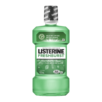 Listerine Antiseptic Fresh Burst Mouthwash 500ml