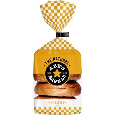 Abe's The Natural Bagels 4pk