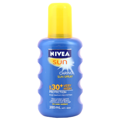 Nivea Caring Spf30+ Sunscreen Spray 200ml