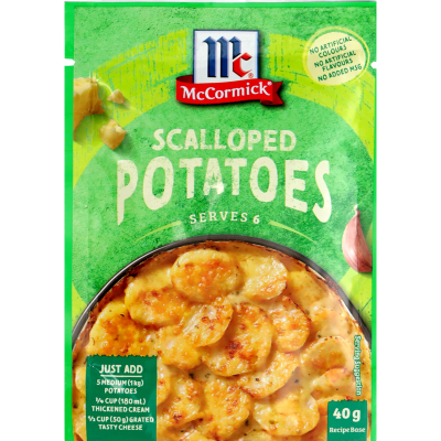 McCormick Scalloped Potatoes Recipe Base 40g