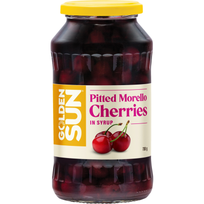 Golden Sun Pitted Morello Cherries In Syrup 700g