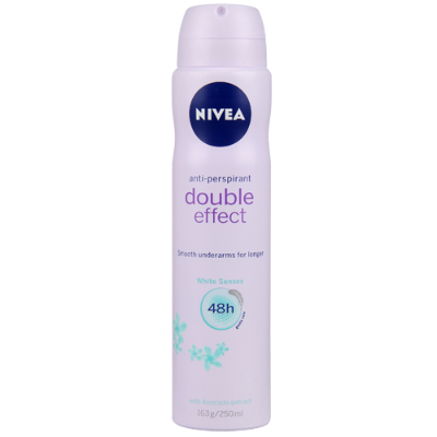 Nivea Double Effect White Senses 48Hr Anti-Perspirant 250ml