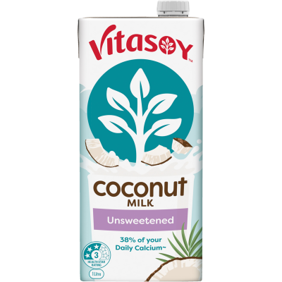Vitasoy Unsweetened Coconut Milk 1l