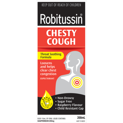 Robitussin Chesty Cough Syrup 200ml