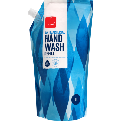 Pams Antibacterial Hand Wash Refill 1l