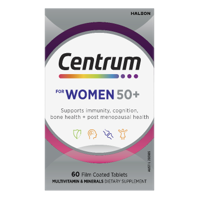 Centrum For Woman 50+ Vitamin Tablets 60pk