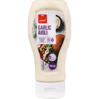 Pams Garlic Aioli 250ml