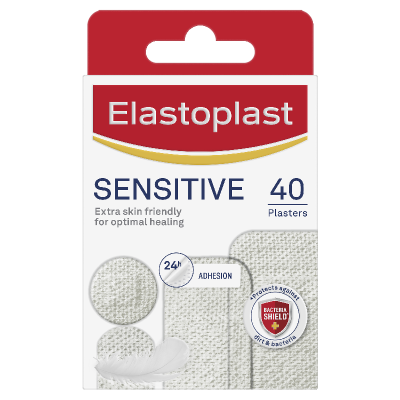 Elastoplast Assorted Sensitive Strips 40pk