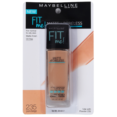Maybelline New York Fit Me! 235 Pure Beige Foundation 30ml