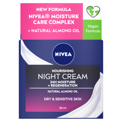 Nivea Dry & Sensitive Skin Nourishing Night Cream 50ml