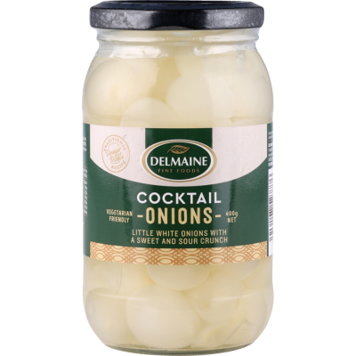 Delmaine Cocktail Onions 400g