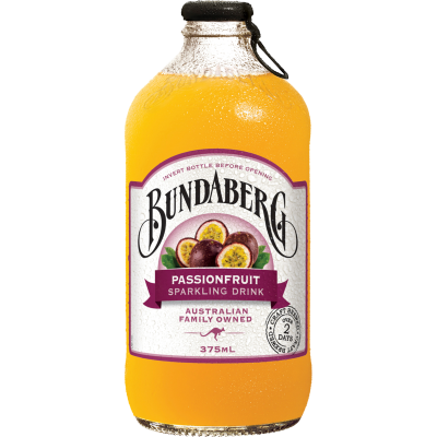Bundaberg Passionfruit Sparkling Drink 375ml